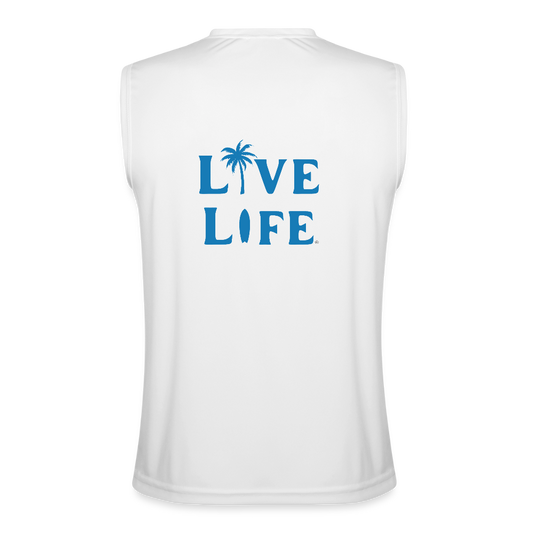Men’s Performance Sleeveless Shirt - white