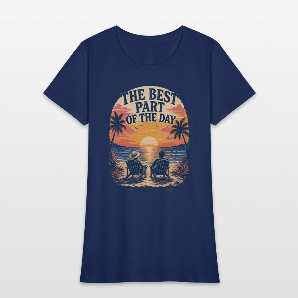 The best part of my Day!  Women's T-shirt -  blue dusk