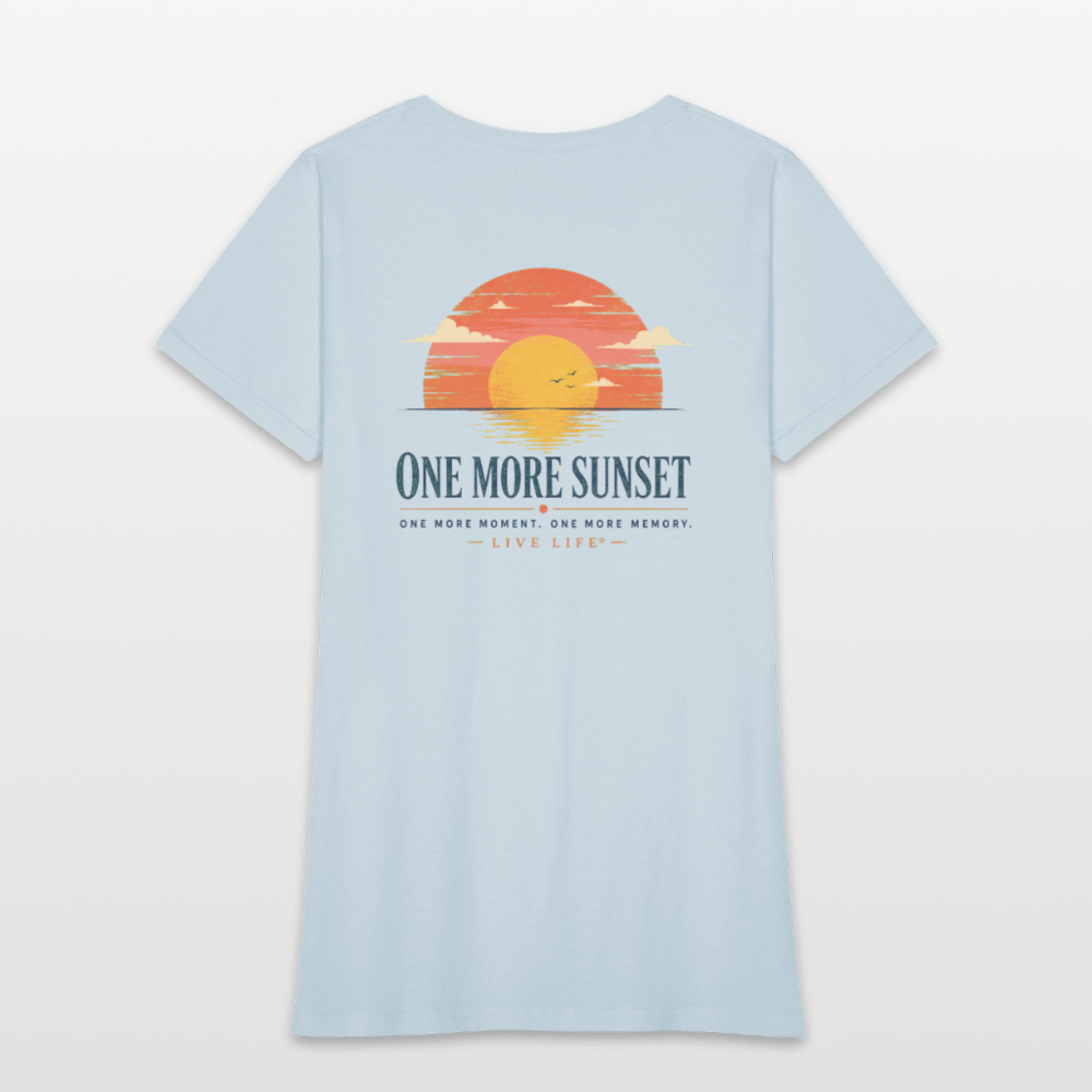 One More Sunset Women's T-shirt - light blue