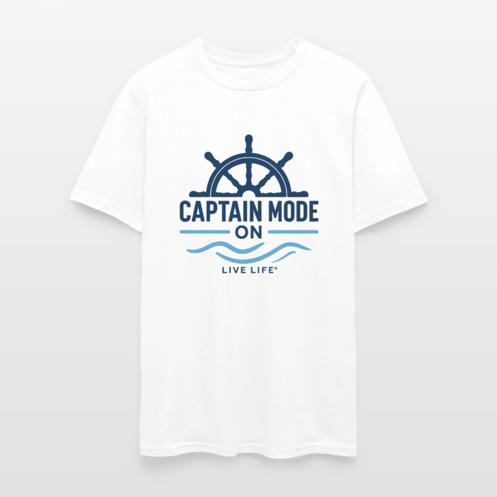 Captain Mode on  Men's T-Shirt | - white