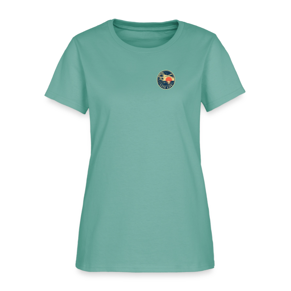 Shoes Off - Life On! Women's T-shirt - aquatic
