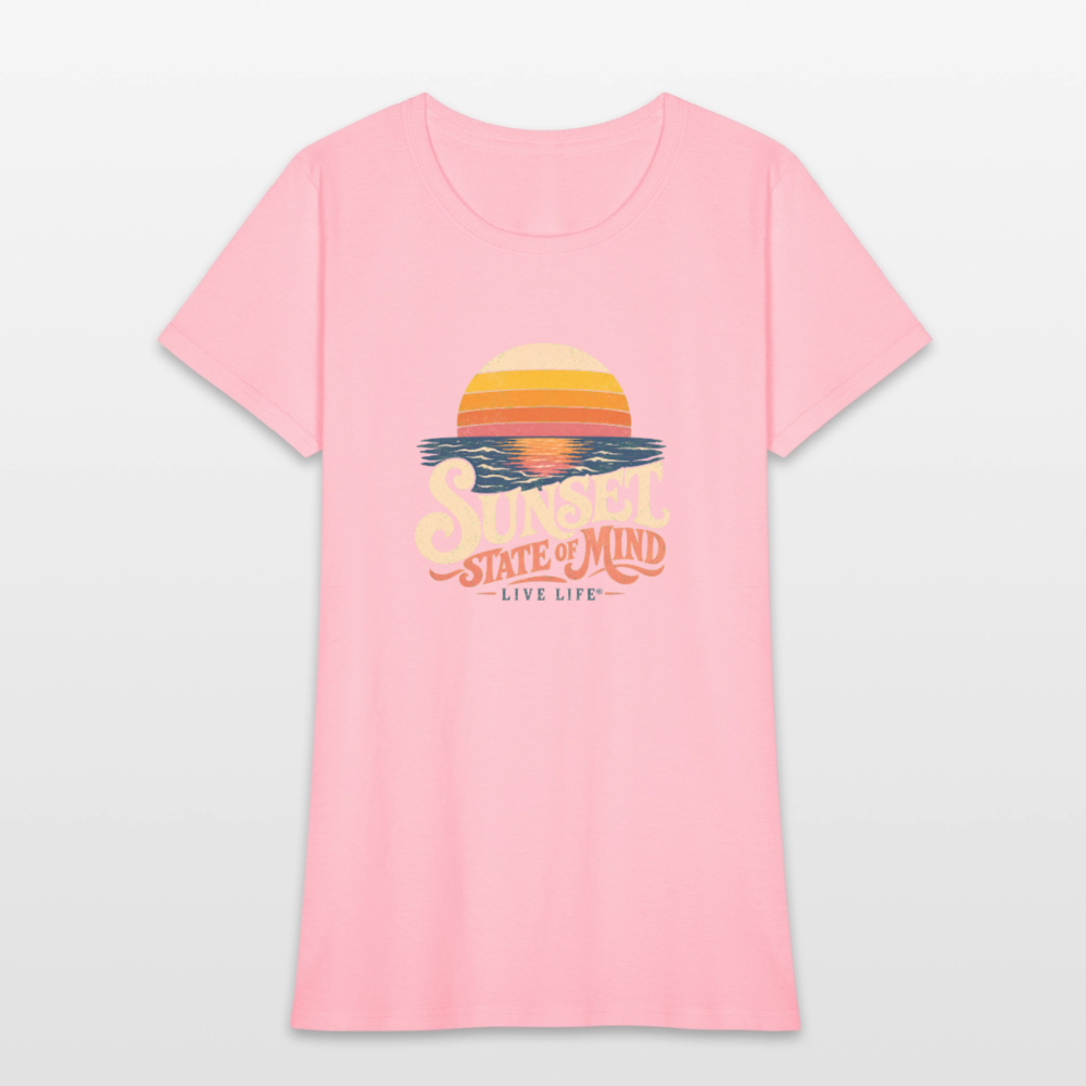 Sunset State of Mind Women's T-shirt - pink