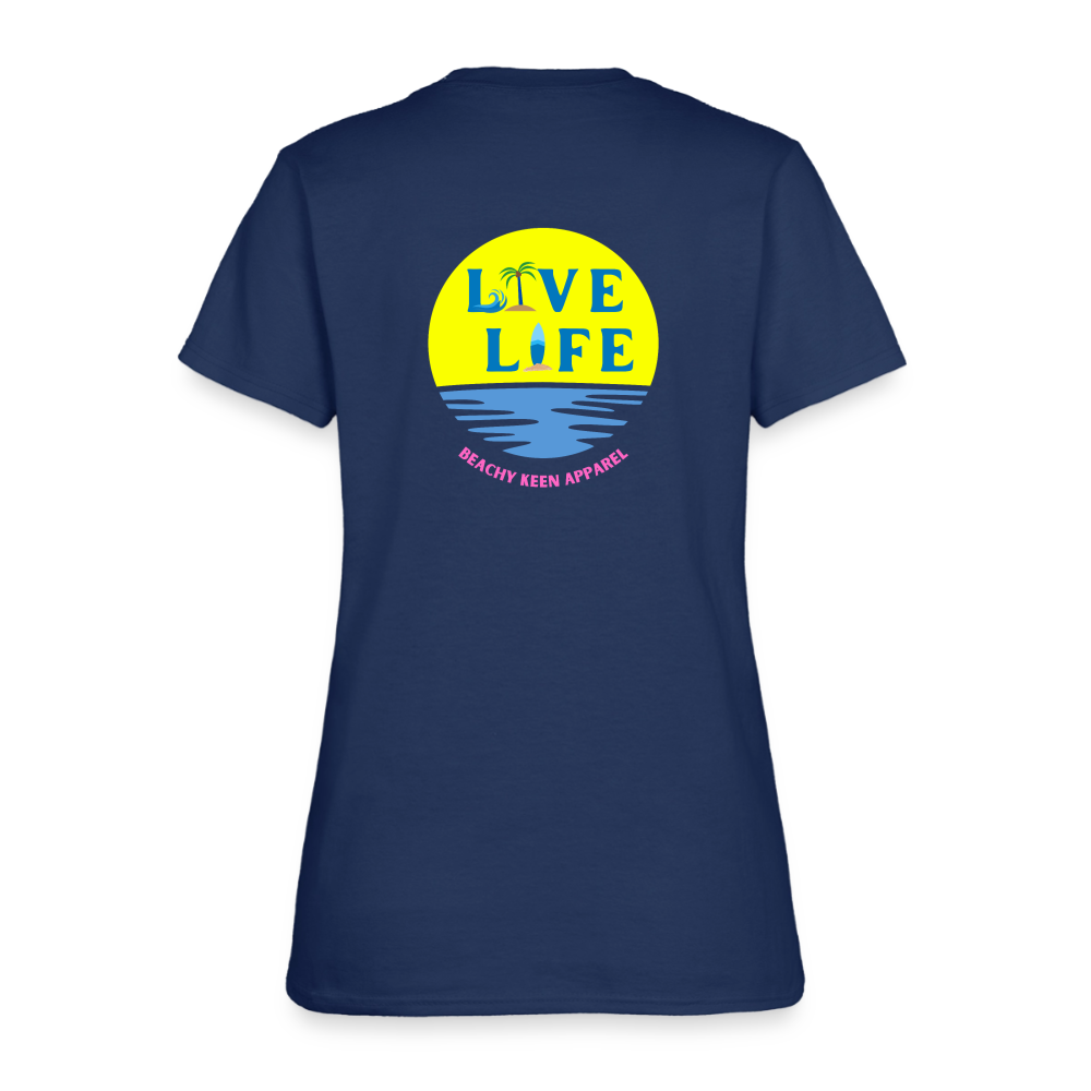 Live Life Beachy Keen -  blue dusk