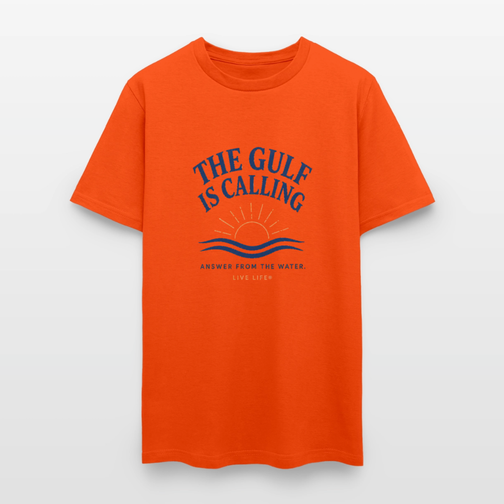 The Gulf is Calling - orange