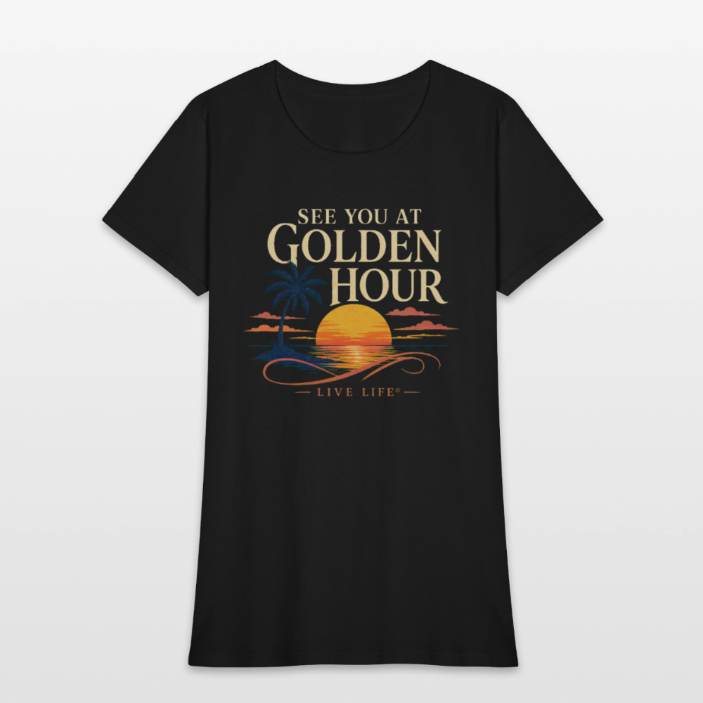 See you at Golden Hour Women's T-shirt - black