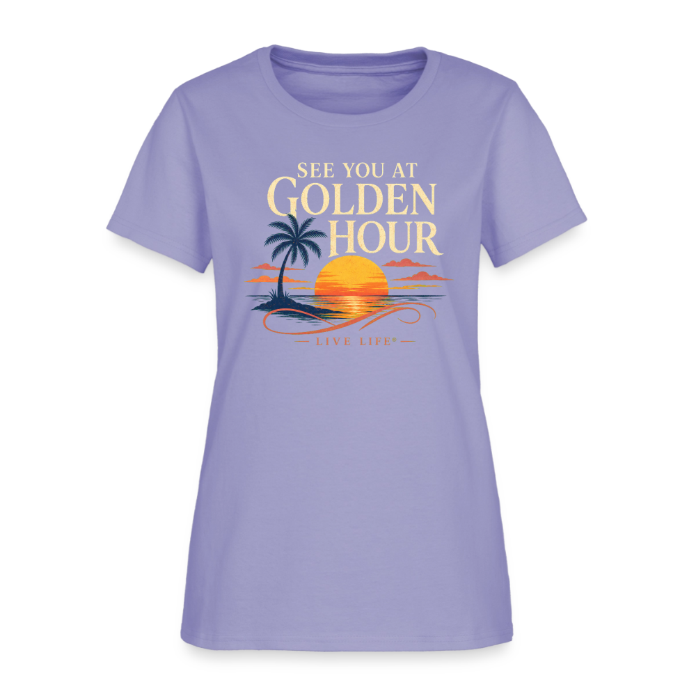 See you at Golden Hour Women's T-shirt - lavender