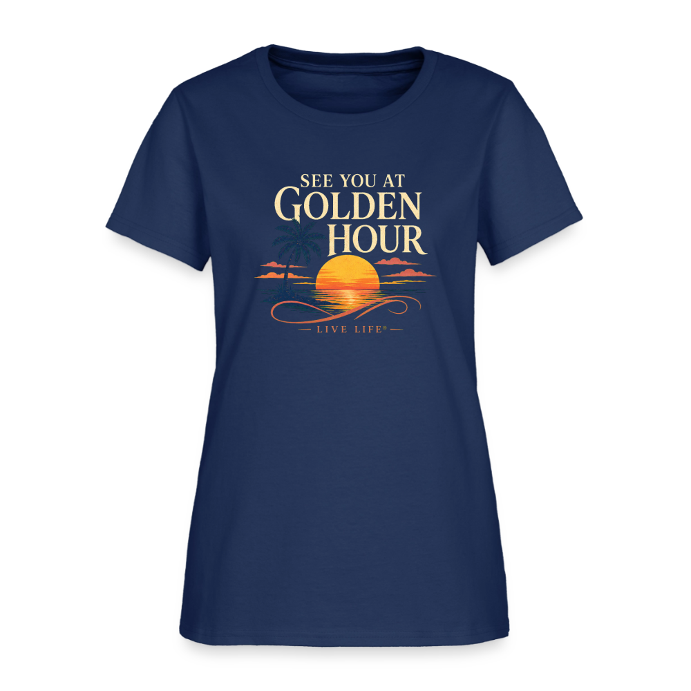 See you at Golden Hour T-shirt -  blue dusk
