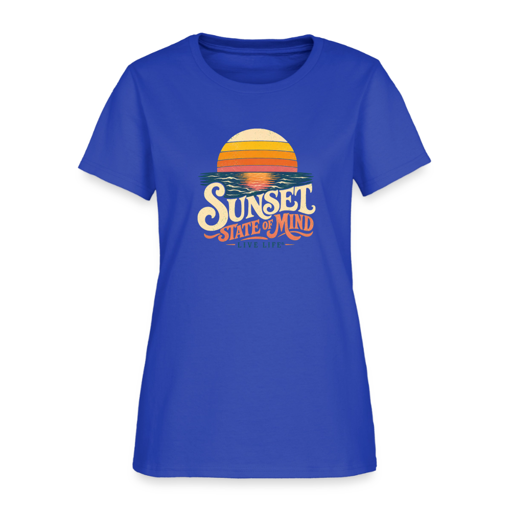 Sunset State of Mind Women's T-shirt - royal blue