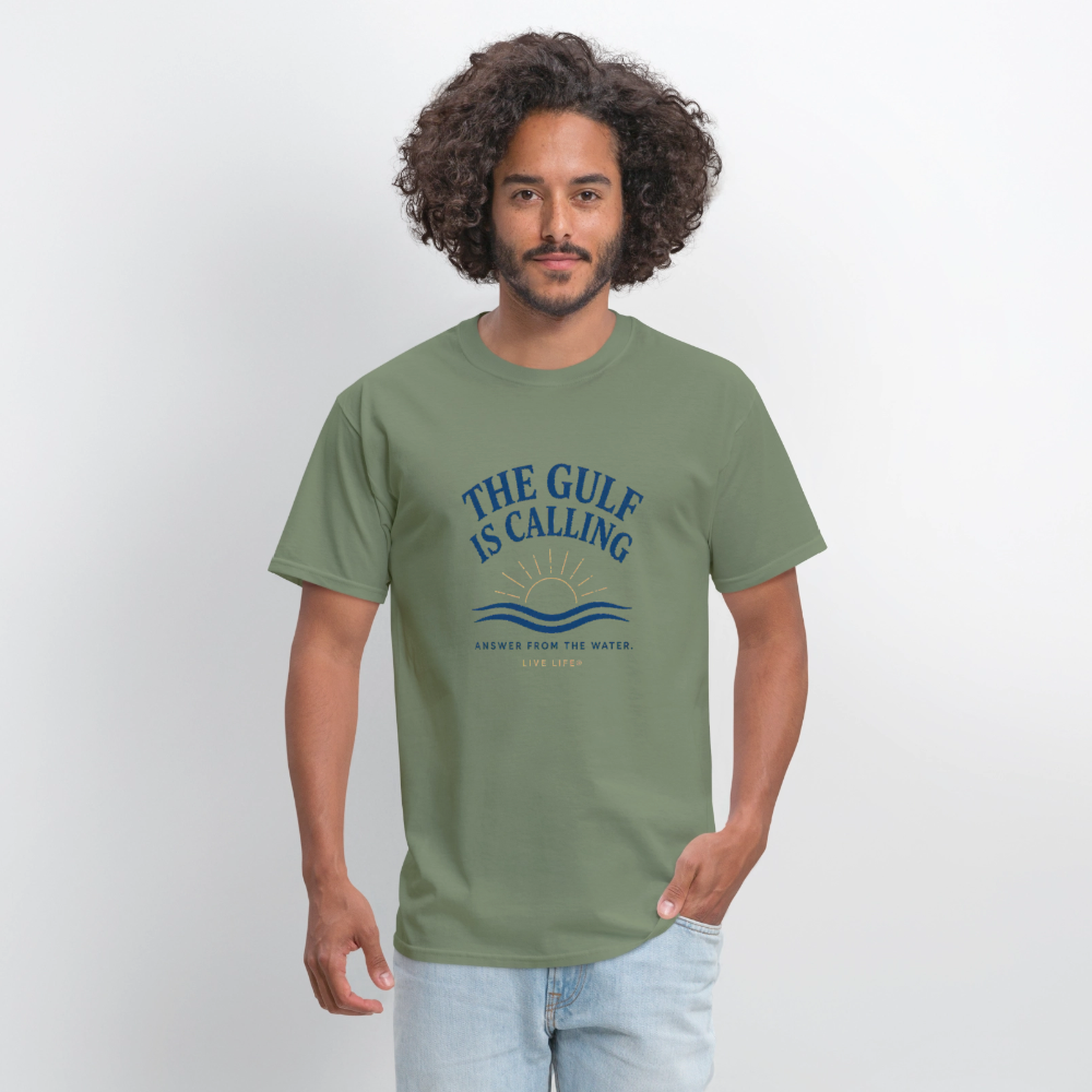 The Gulf is Calling - military green