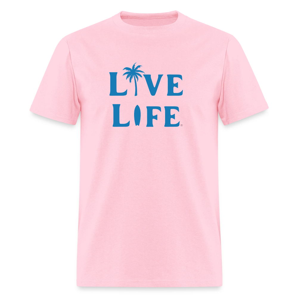 Live Life Coastal T-Shirt | - pink