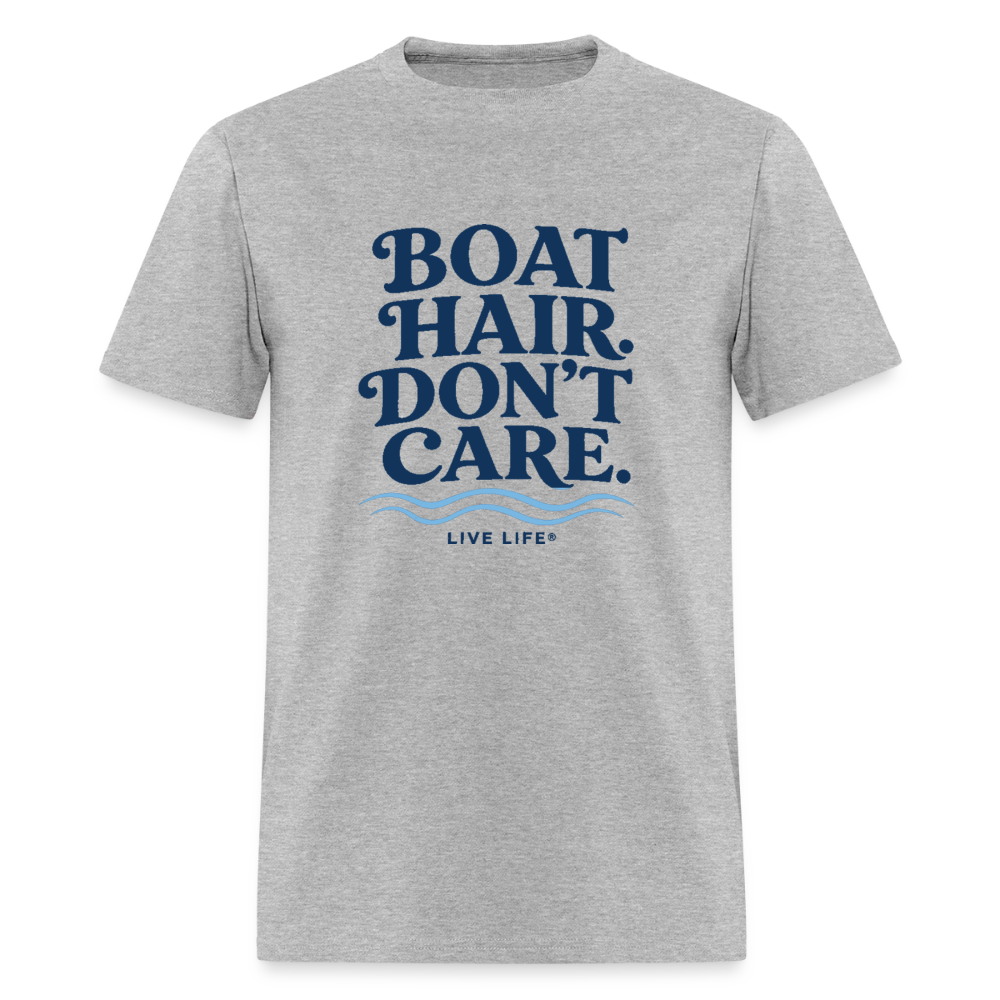 Boat Hair Don't Care - heather gray