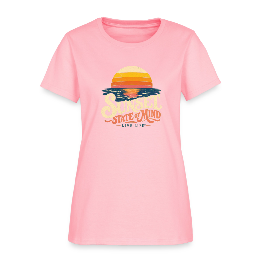 Sunset State of Mind Women's T-shirt - pink