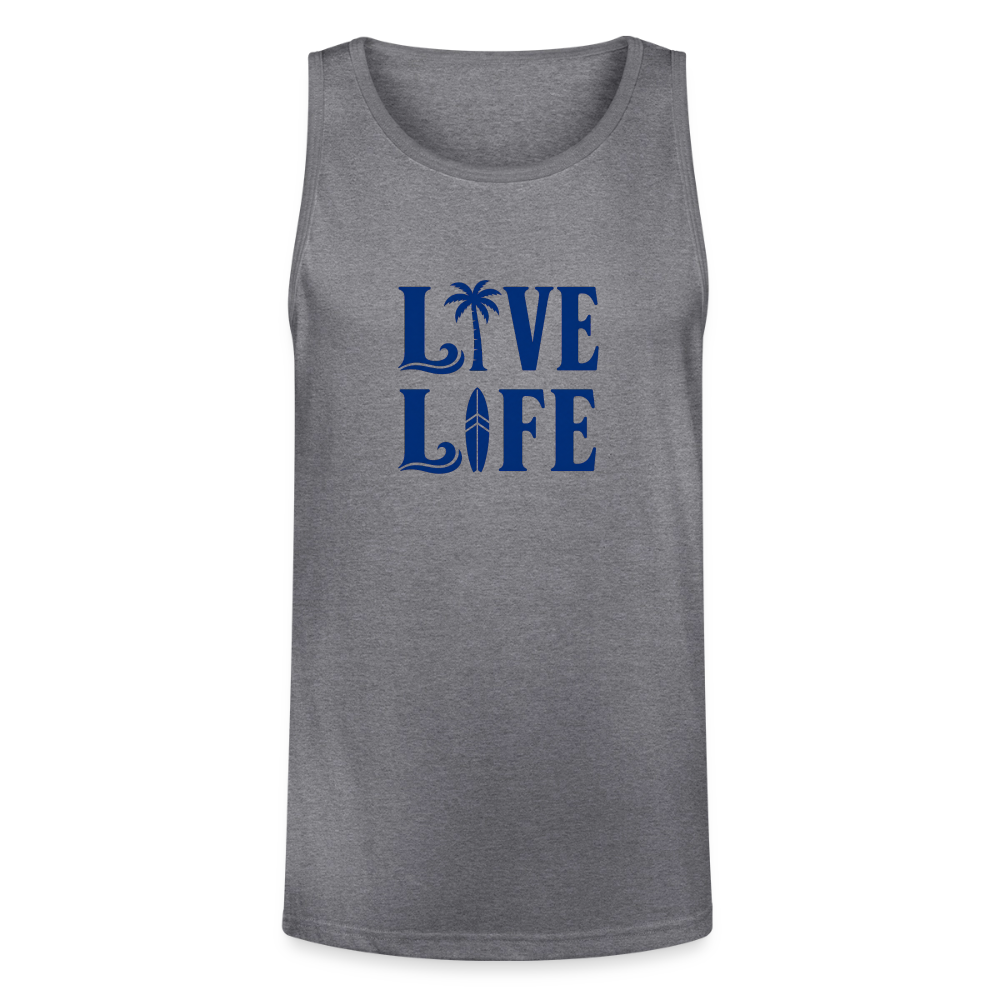 Unisex Tri-Blend Organic Tank - heather gray
