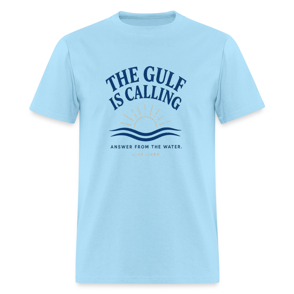 The Gulf is Calling - powder blue