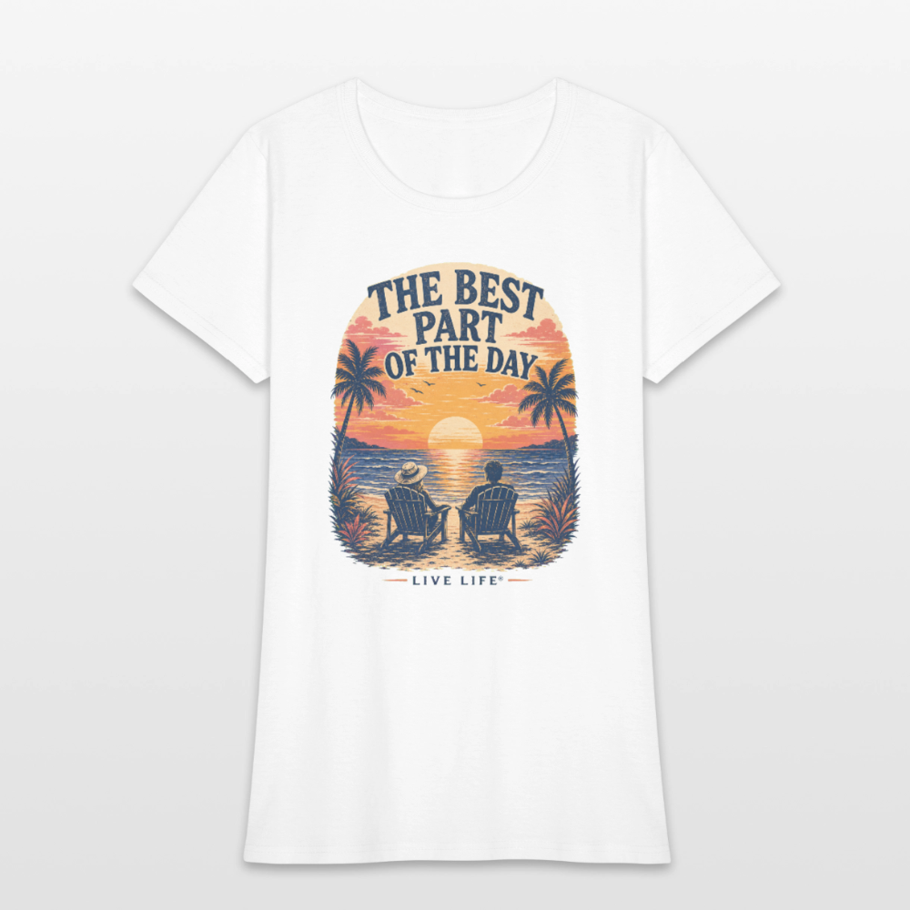 The best part of my Day!  Women's T-shirt - white