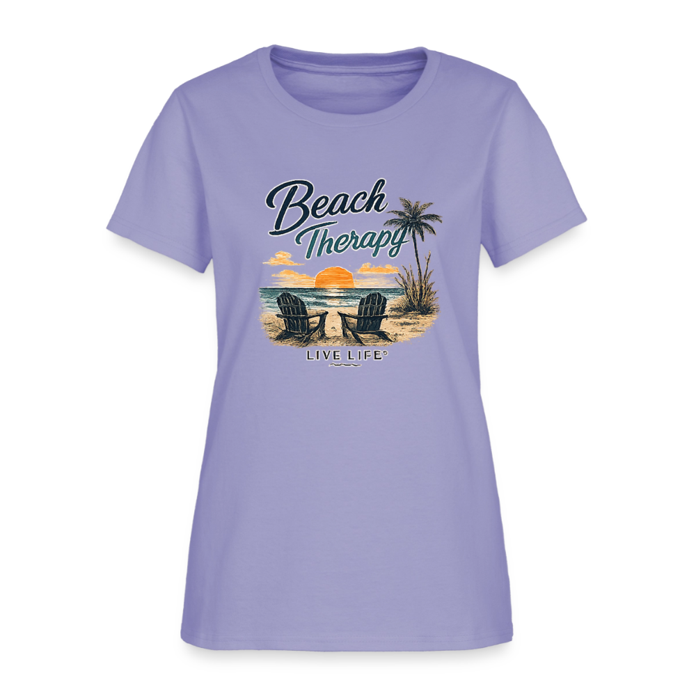 Beach Therapy women's T-shirt - lavender
