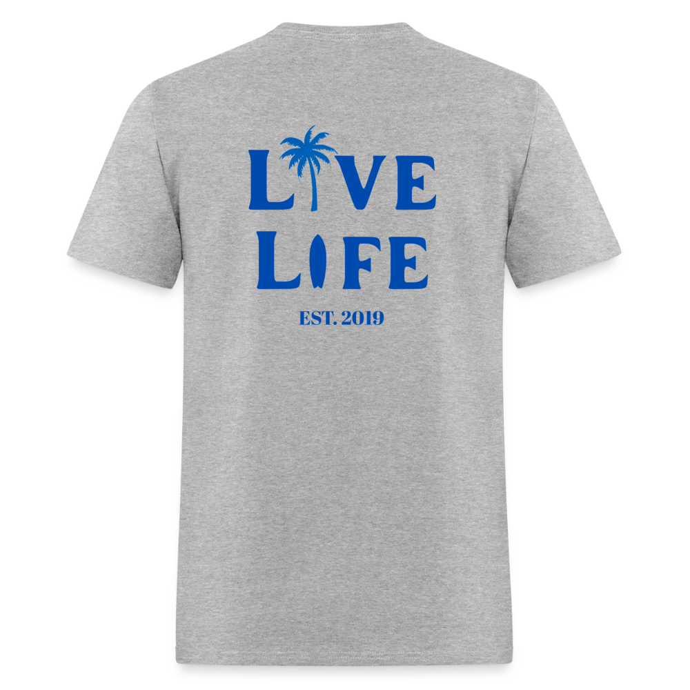 Live Life Coastal T-Shirt | - heather gray