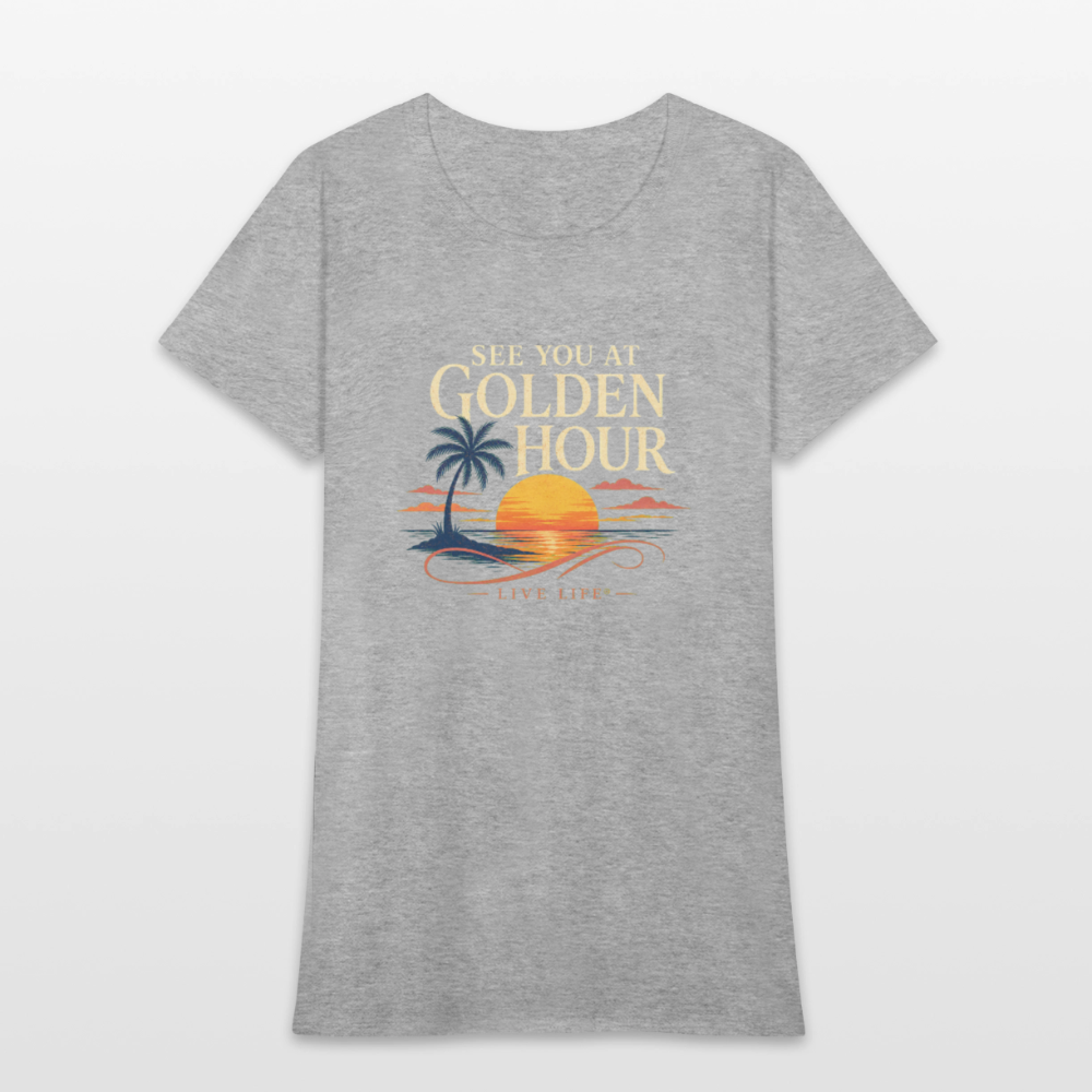 See you at Golden Hour T-shirt - heather gray