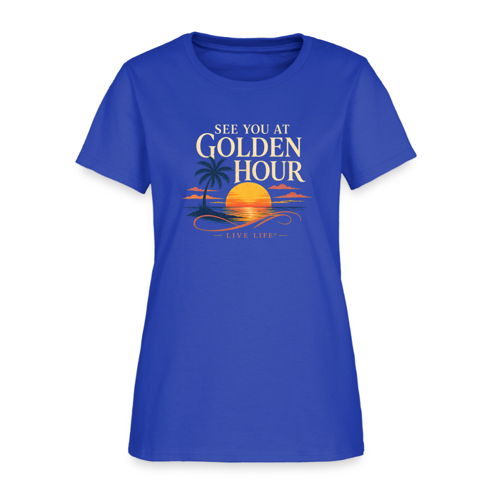See you at Golden Hour T-shirt - royal blue