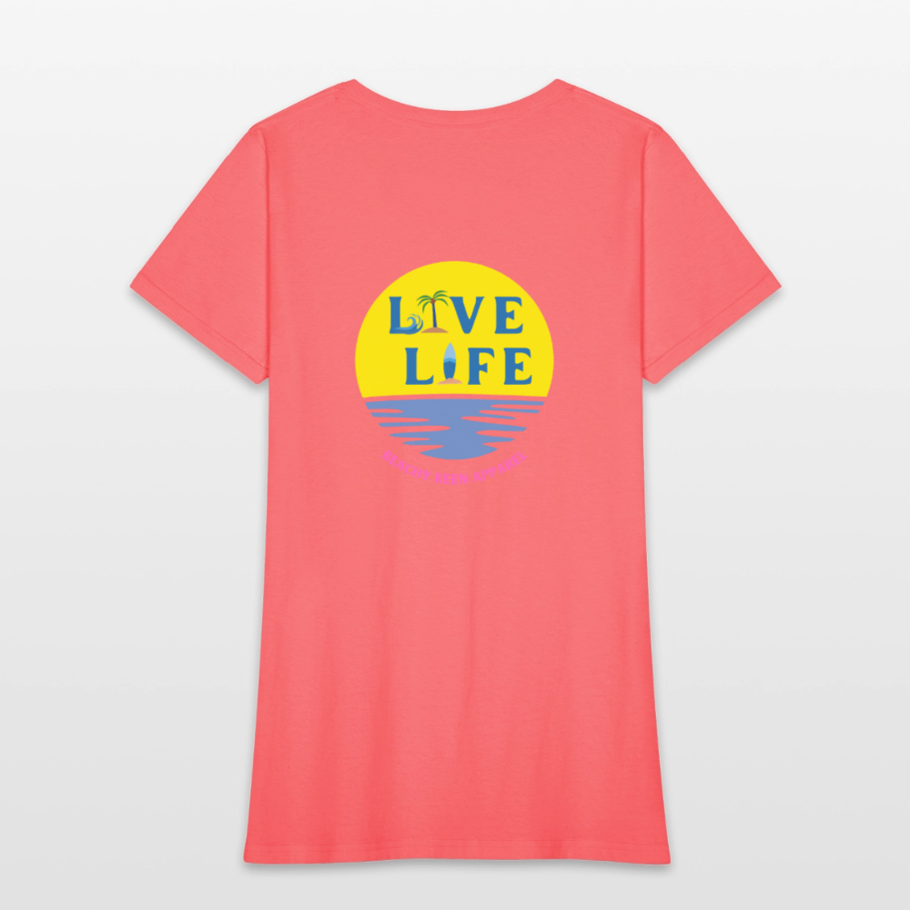 Live Life Beachy Keen - coral