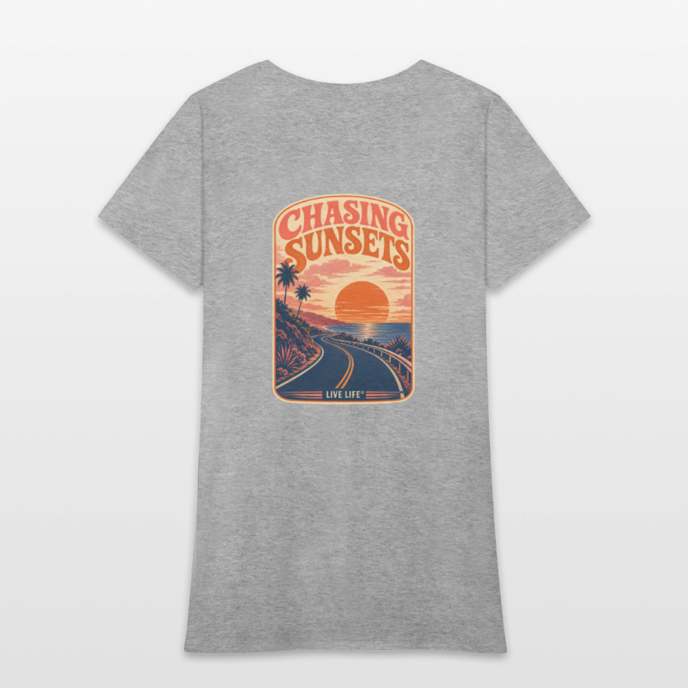 Never Miss a Sunset Women's T-shirt - heather gray