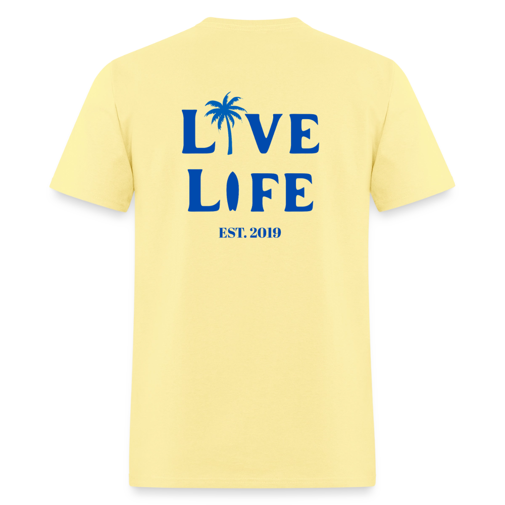 Live Life Coastal T-Shirt | - cornsilk