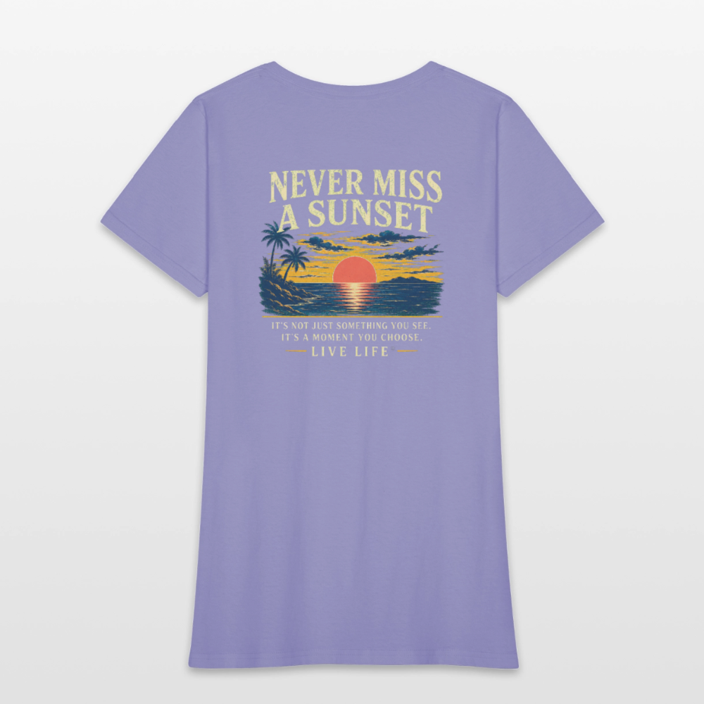 Sunset State of Mind Women's T-shirt - lavender