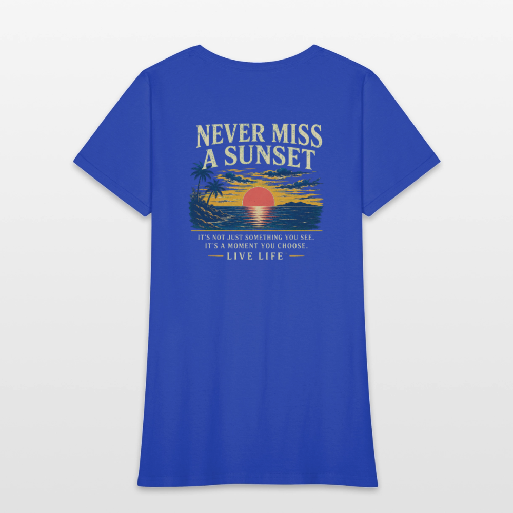 Sunset State of Mind Women's T-shirt - royal blue