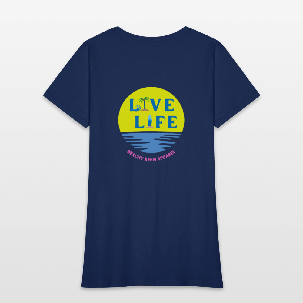 Live Life Beachy Keen -  blue dusk