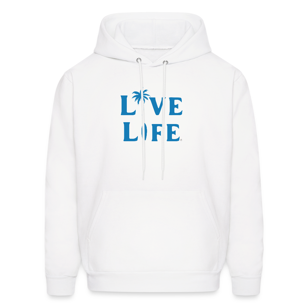 Unisex Live Life Hoodie - white