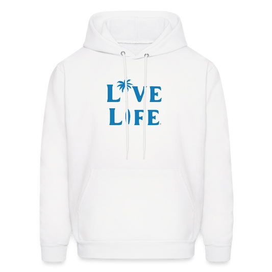 Unisex Live Life Hoodie - white