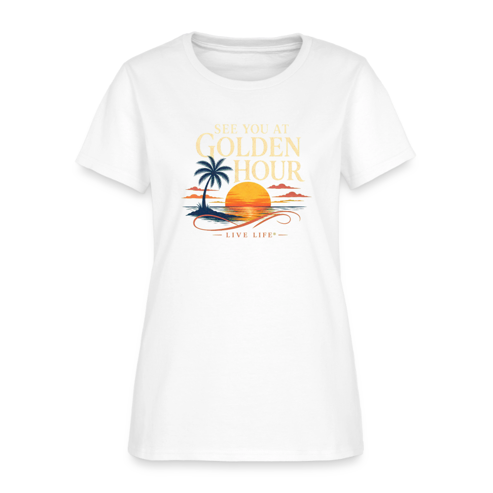 See you at Golden Hour T-shirt - white