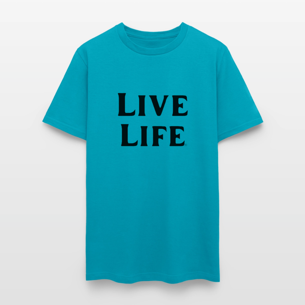 Live Life Men's T-Shirt | - turquoise