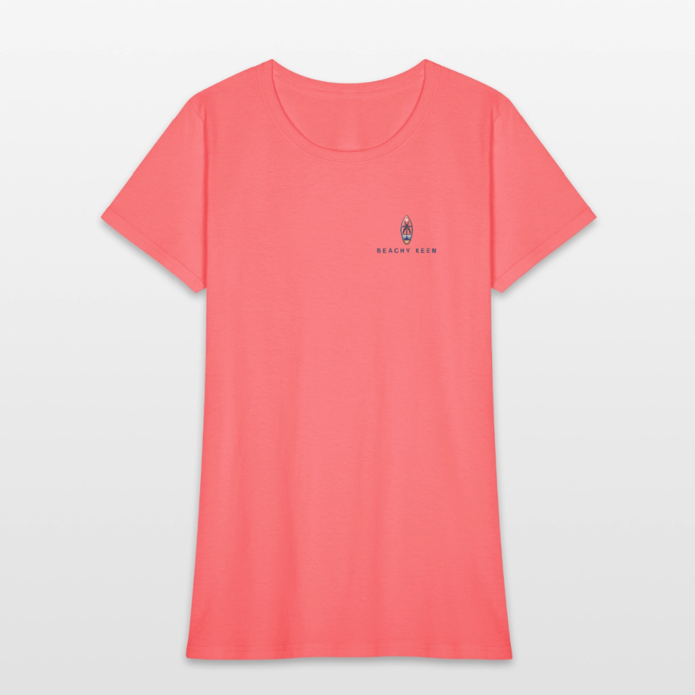 Beachy Keen Hoodie - coral