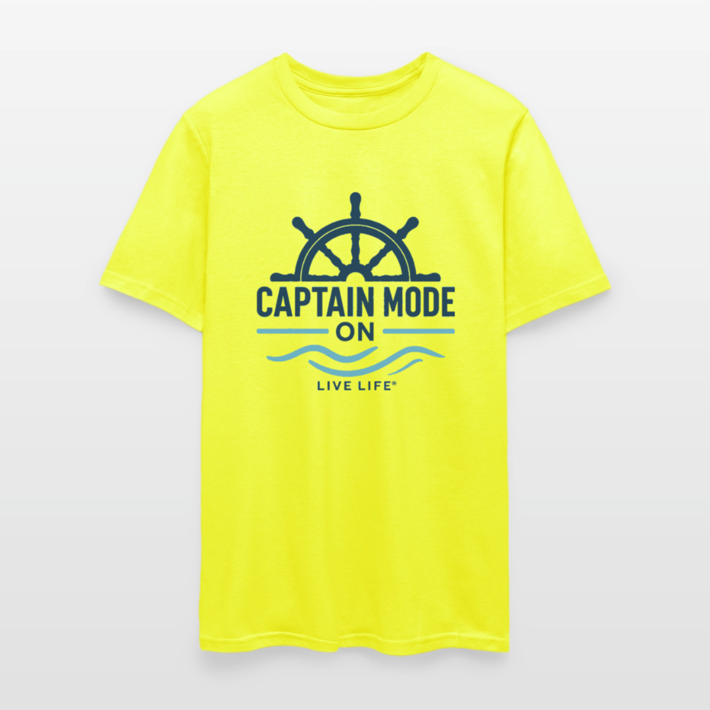 Captain Mode on  Men's T-Shirt | - safety green