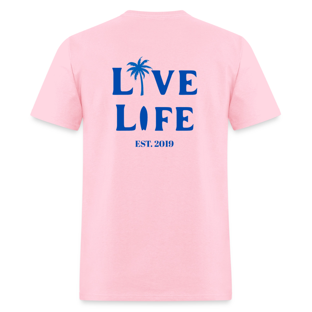 Live Life Coastal T-Shirt | - pink