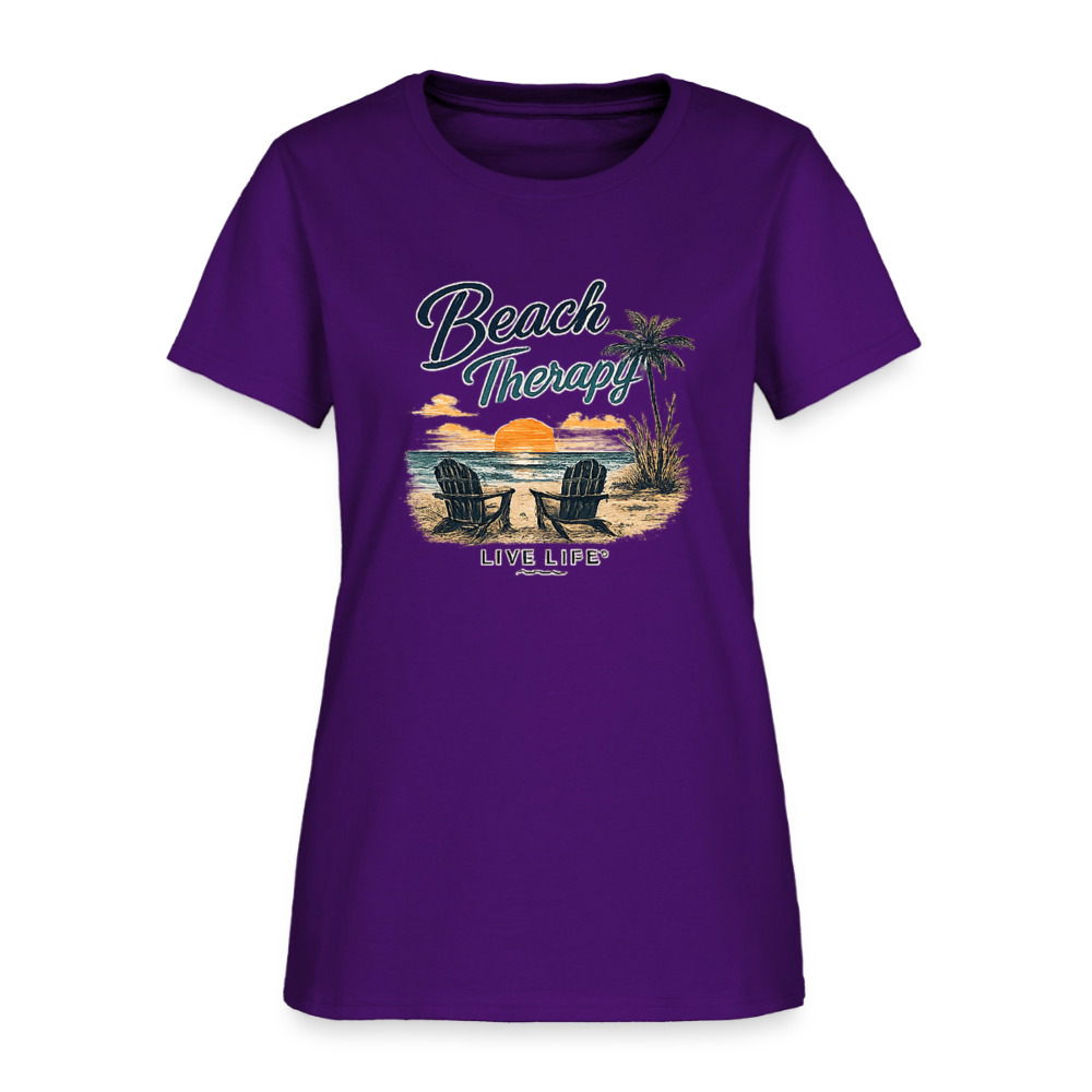 Beach Therapy women's T-shirt - purple