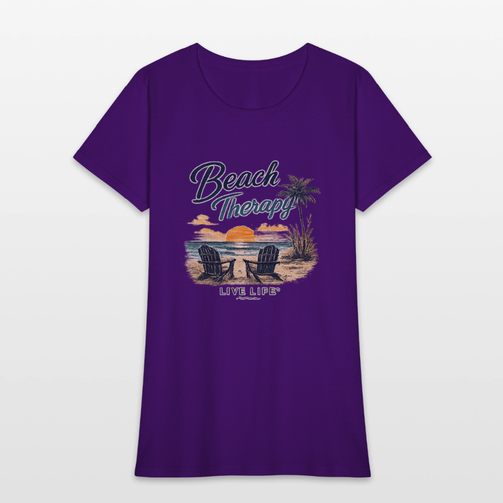 Beach Therapy women's T-shirt - purple