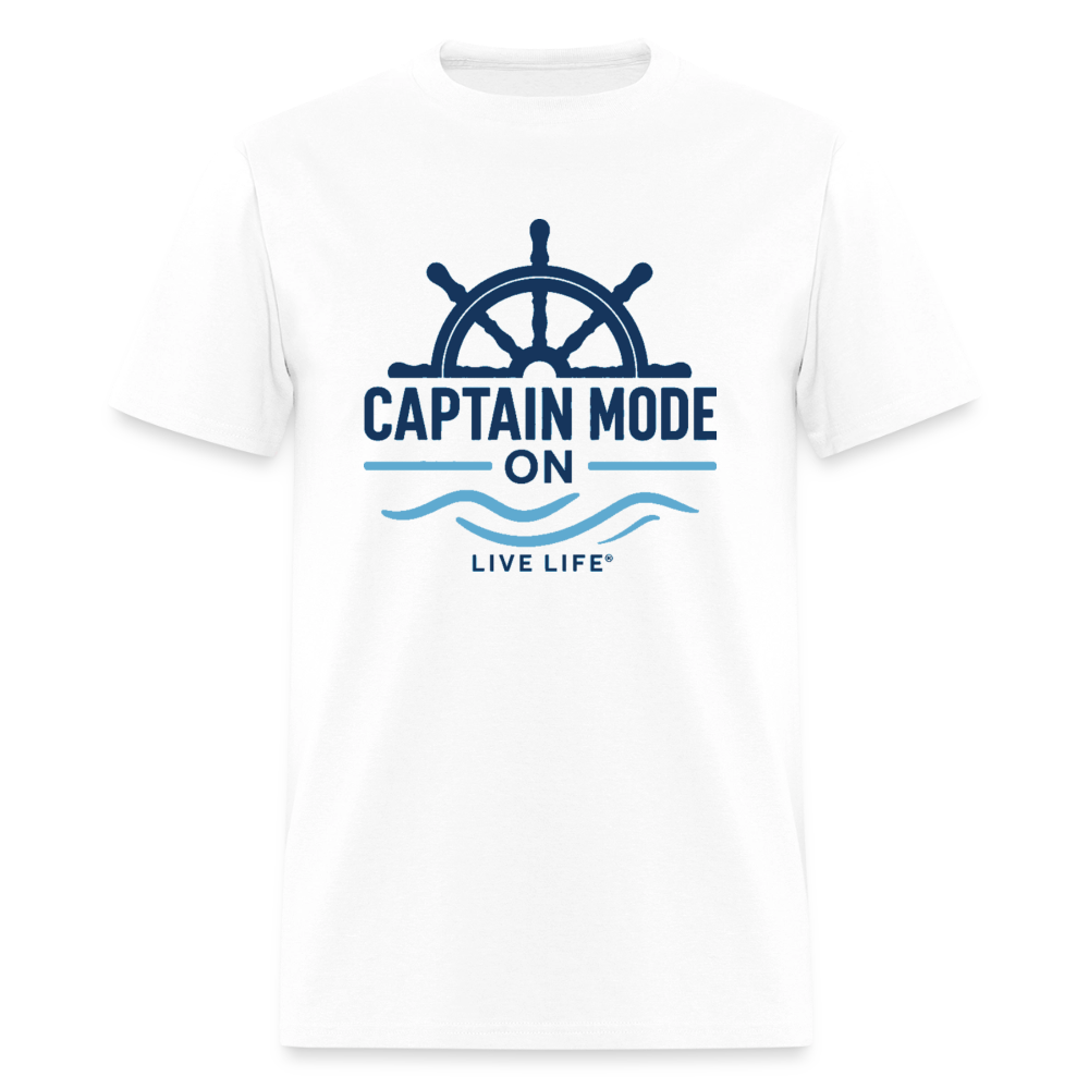 Captain Mode on  Men's T-Shirt | - white