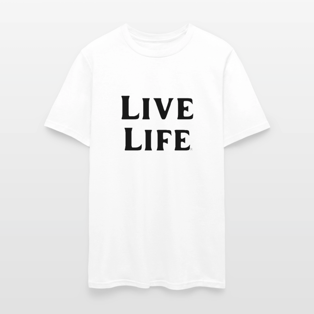 Live Life Men's T-Shirt | - white