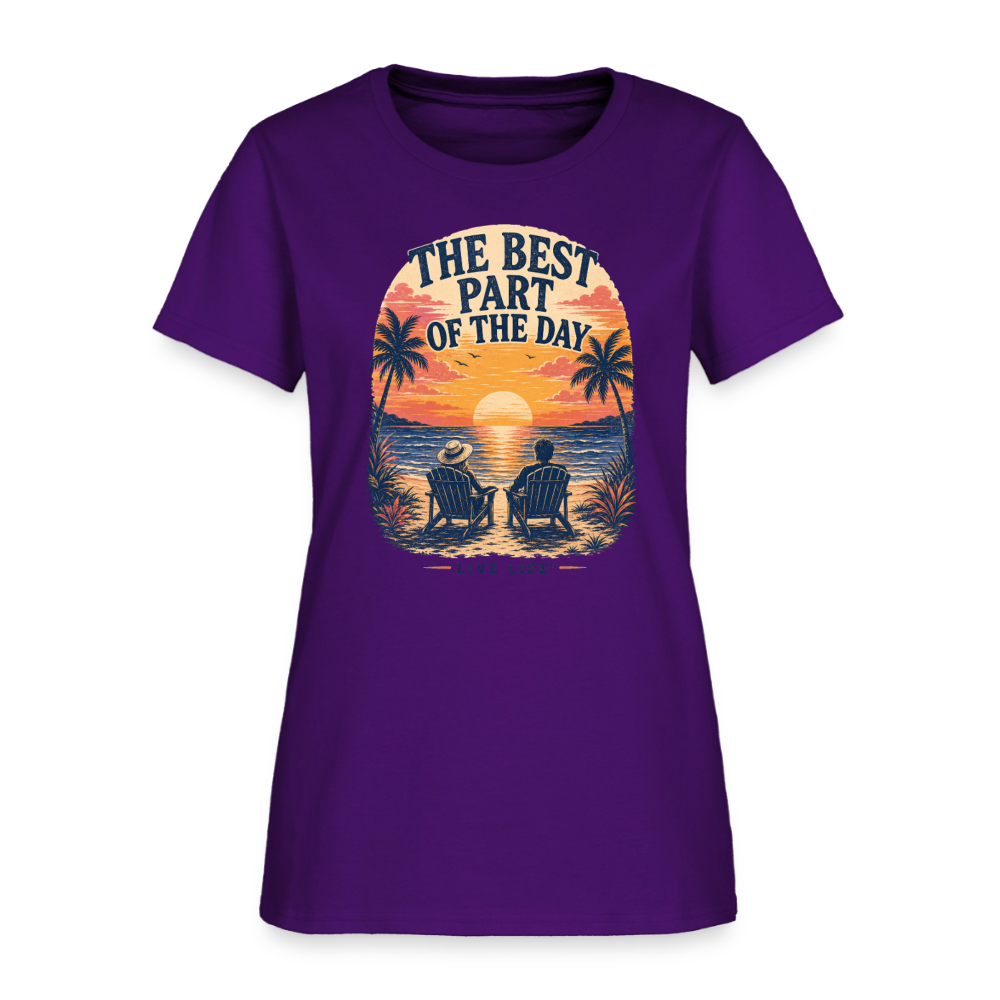 The best part of my Day!  Women's T-shirt - purple