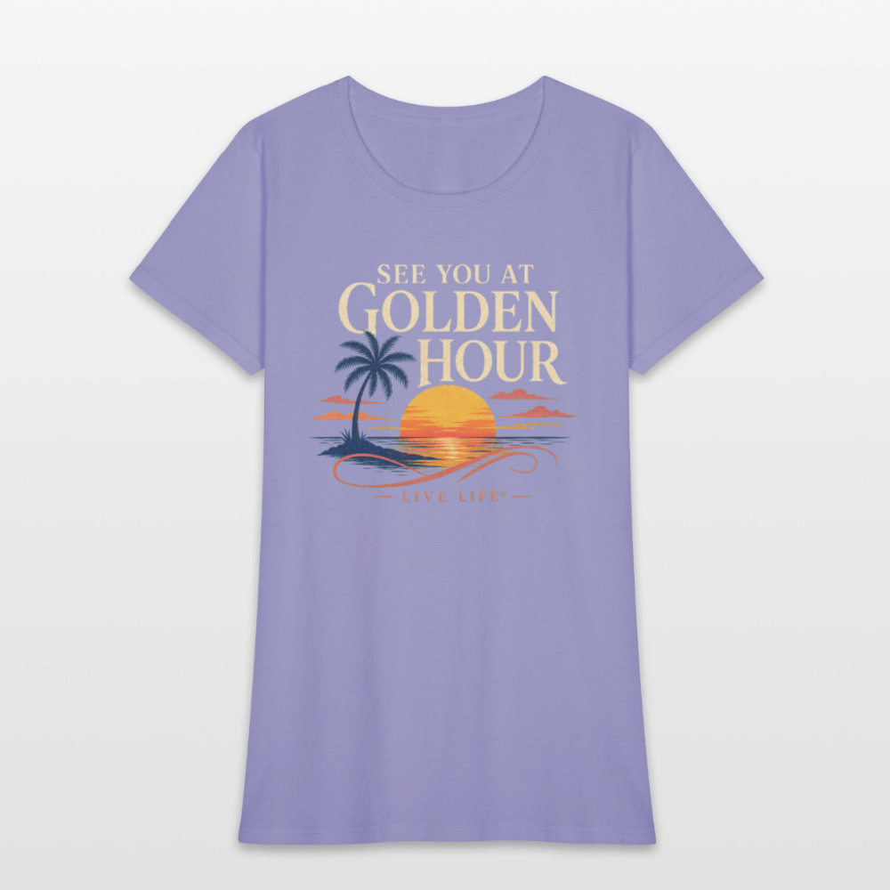 See you at Golden Hour Women's T-shirt - lavender