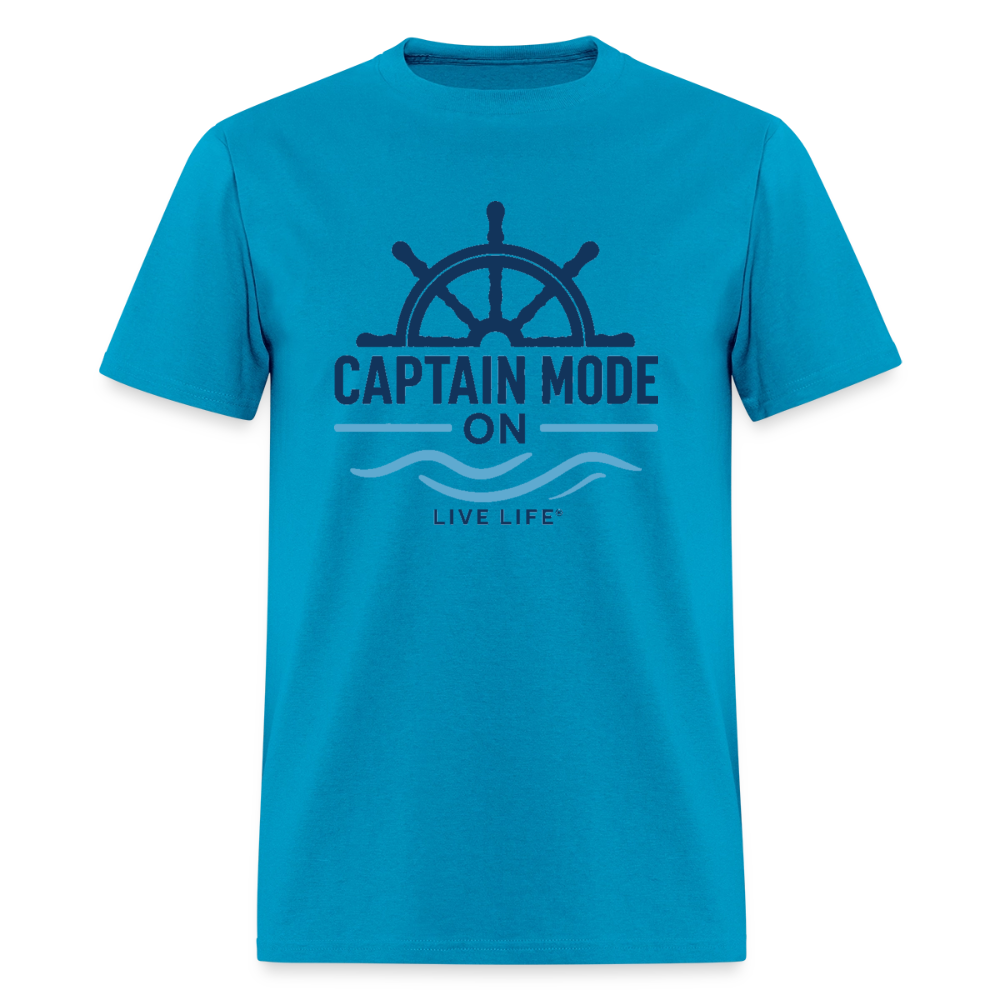Captain Mode on  Men's T-Shirt | - turquoise