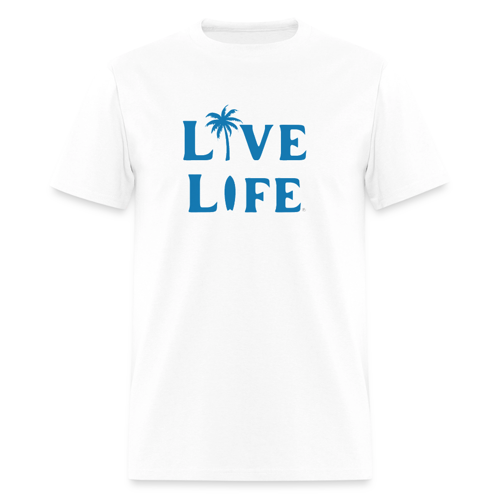 Live Life Coastal T-Shirt | - white