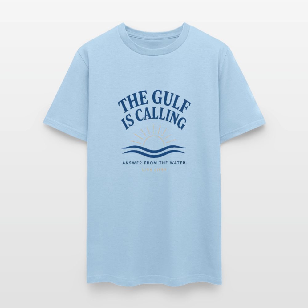 The Gulf is Calling - powder blue