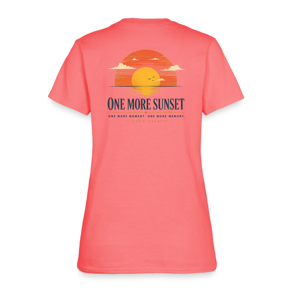 Shoes Off - Life On! Women's T-shirt - coral