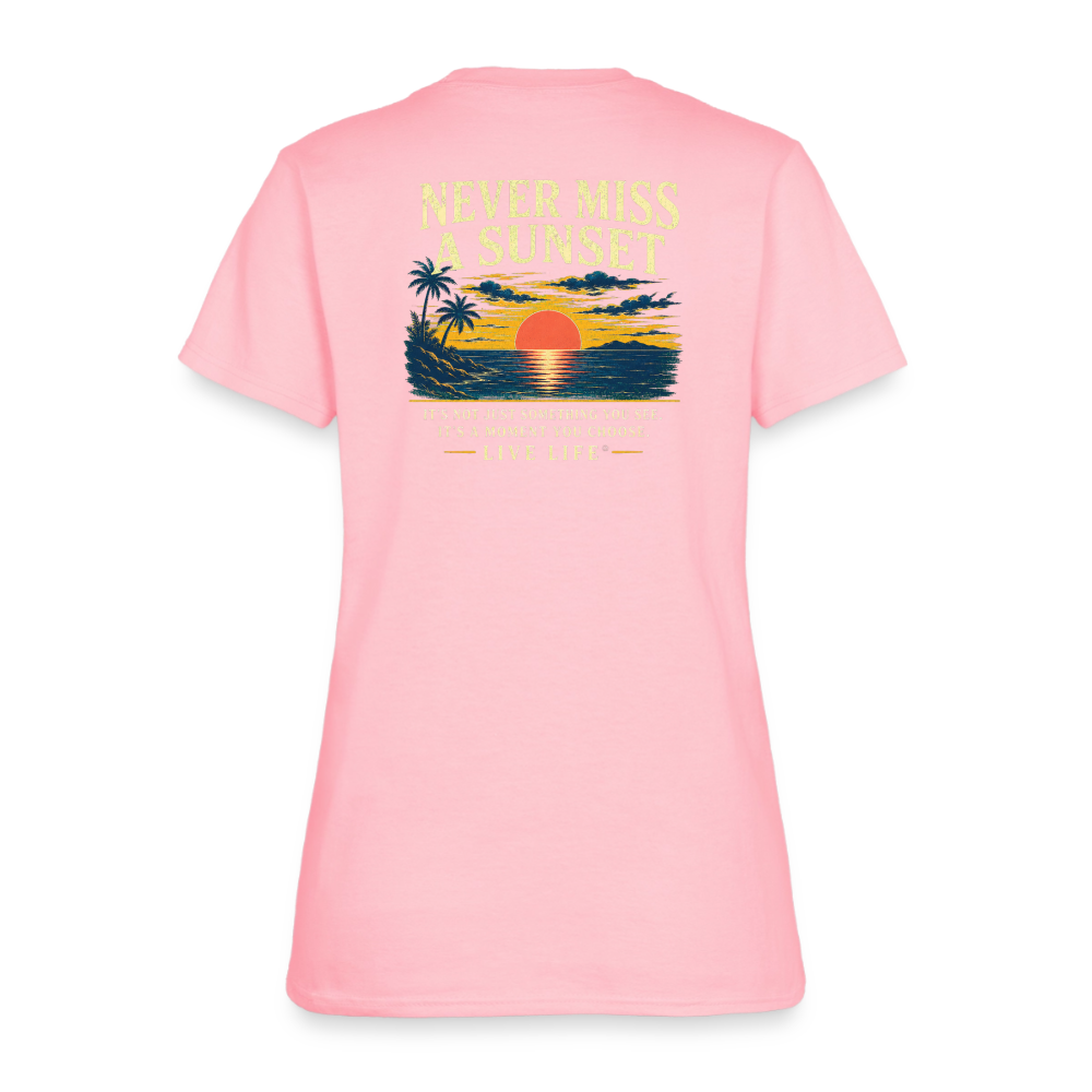 Sunset State of Mind Women's T-shirt - pink