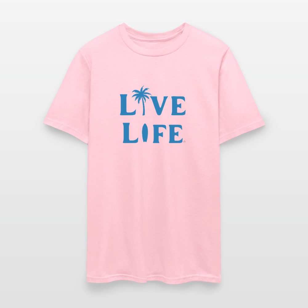 Live Life Coastal T-Shirt | - pink