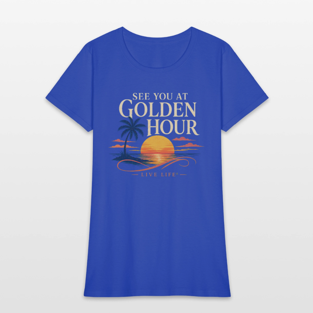 See you at Golden Hour Women's T-shirt - royal blue