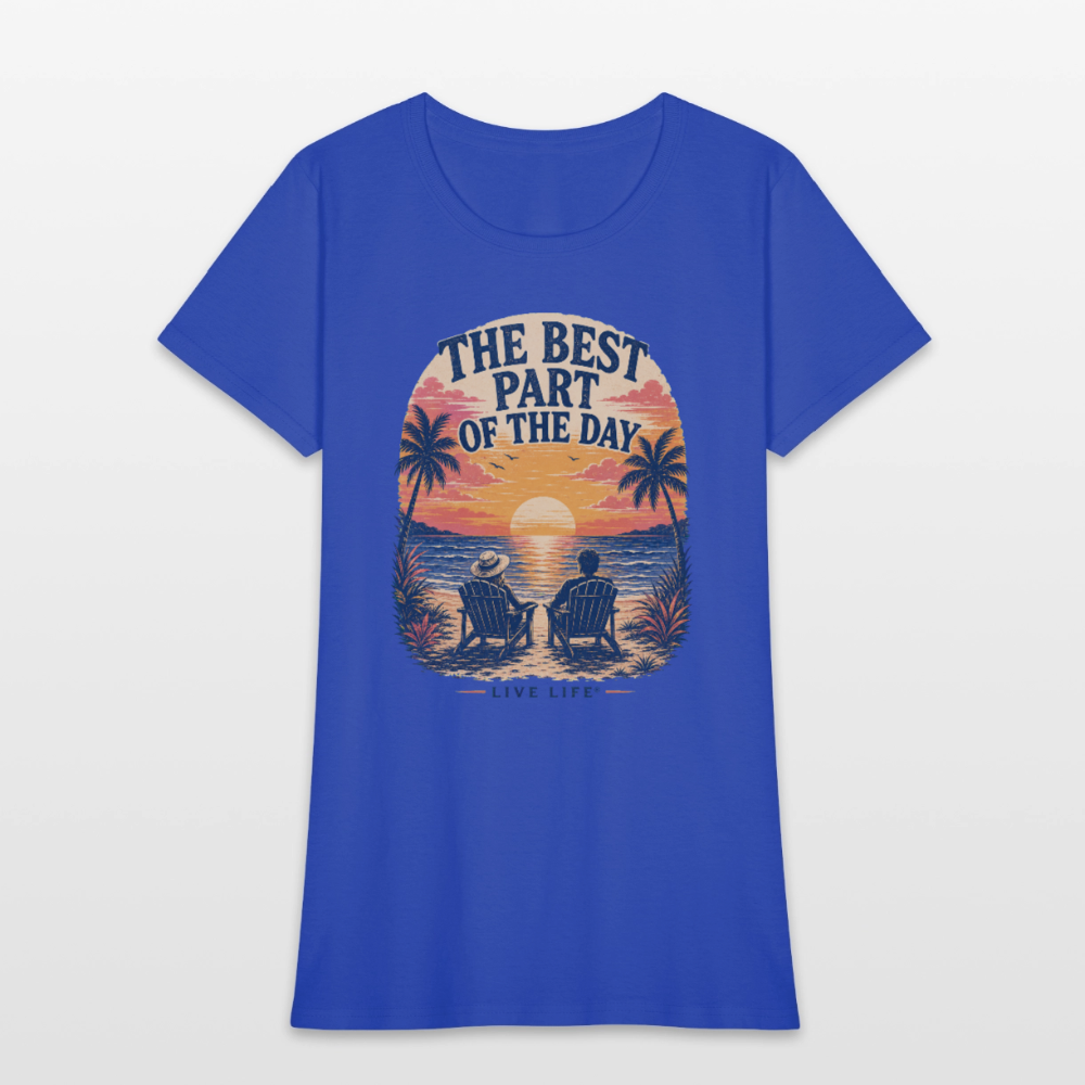 The best part of my Day!  Women's T-shirt - royal blue